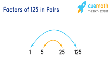 factor pairs of 125